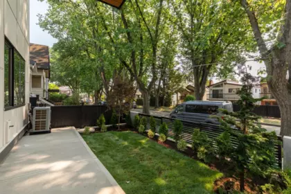 Backyard Photo of 1 3615 Turner Street, Vancouver, BC