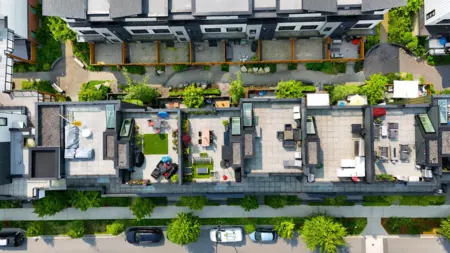 Aerial View of 127 525 E 2nd Street, North Vancouver, BC