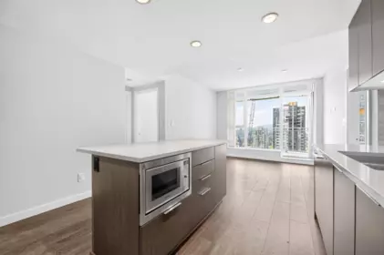 Living Room Photo of 3607 1182 Westwood Street, Coquitlam, BC