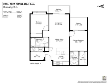 205 7727 Royal Oak Avenue, Burnaby, BC, Burnaby — Apartment/Condo for sale