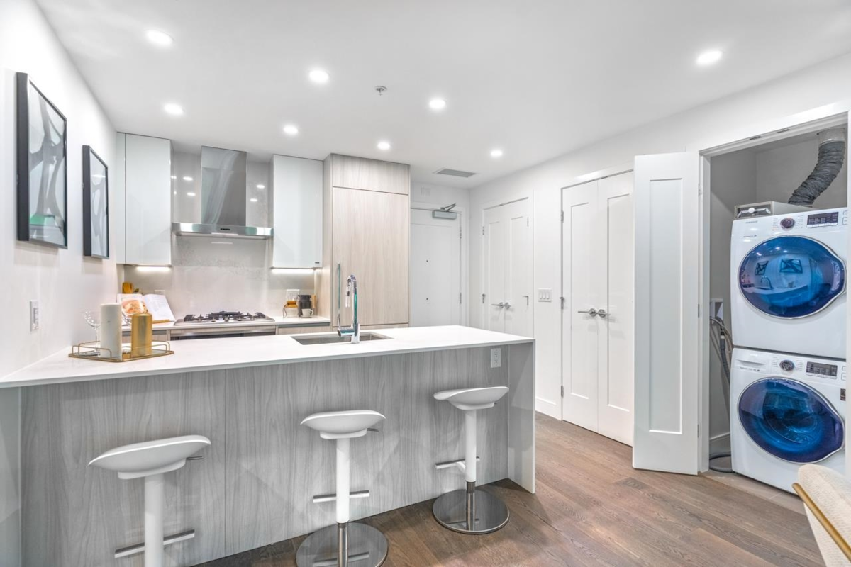 Dining Area Photo of 209 488 W 58th Avenue, Vancouver, BC