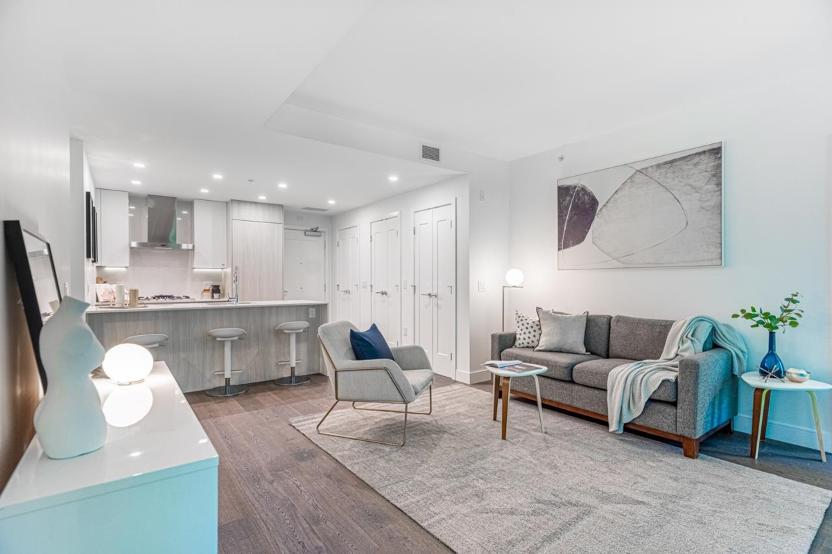 Exterior Rear Photo of 209 488 W 58th Avenue, Vancouver, BC