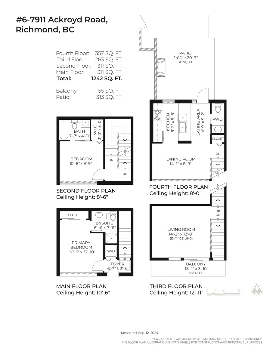 Living Room Photo of 6 7911 ACKROYD ROAD, Richmond BC V6X 4L6