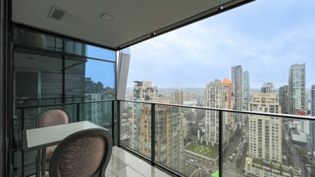 Outdoor Deck Photo of 2705 1111 Richards Street, Vancouver, BC
