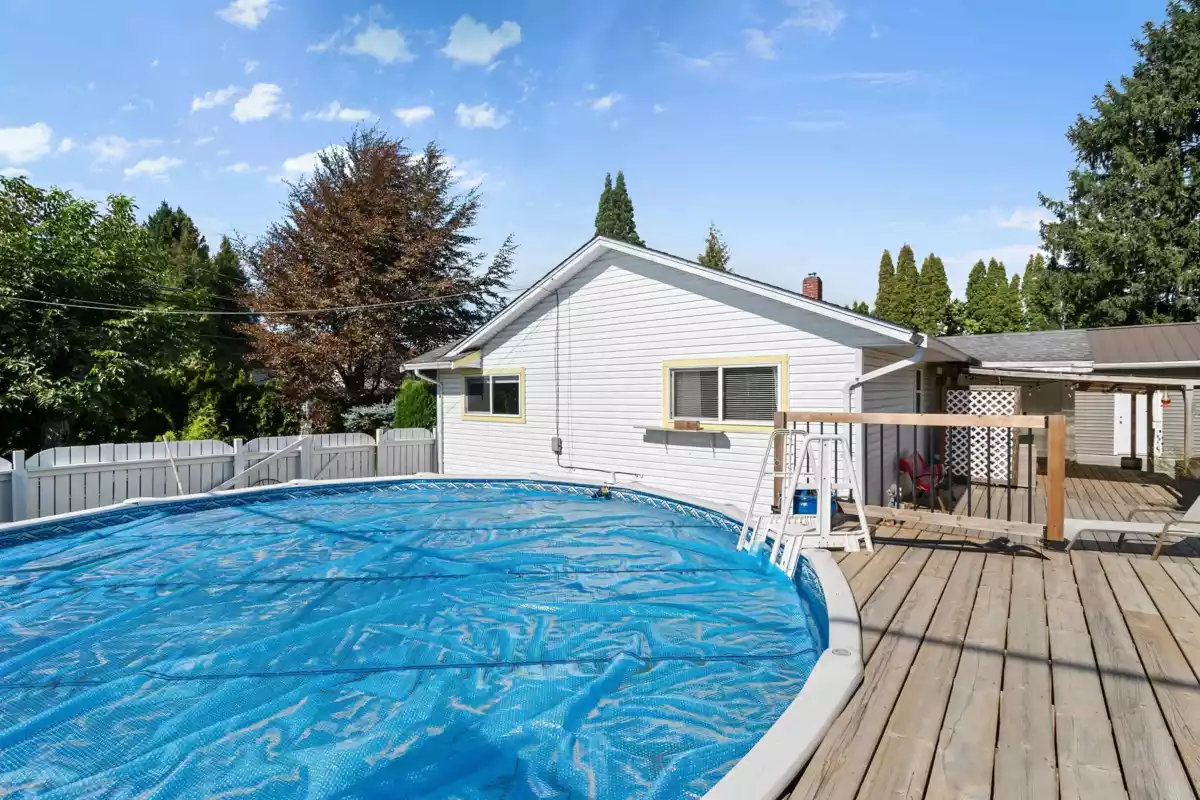 Aerial View of 6350 Sumas Prairie Road, Sardis - Greendale, BC