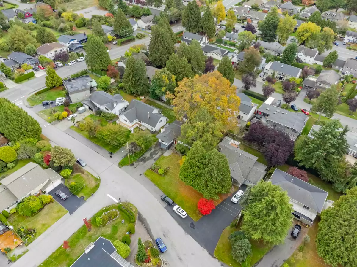 Aerial View of 5316 Belair Drive, Tsawwassen, BC