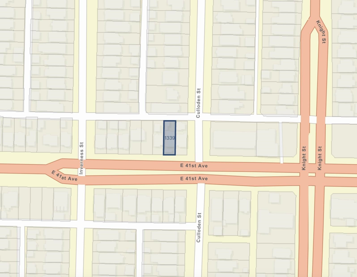 Exterior Rear Photo of 1339 E 41st Avenue, Vancouver, BC