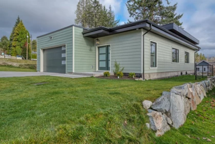 Aerial View of 5416 Stellar Way, Sechelt, BC