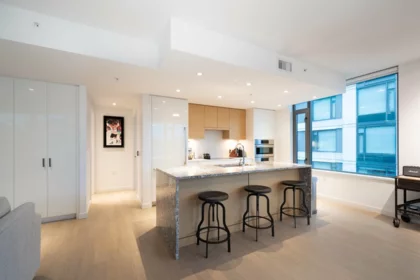 Kitchen Island Photo of 903 1678 Pullman Porter Street, Vancouver, BC