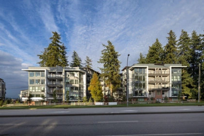 Exterior Rear Photo of 412 3438 146a Street, Surrey, BC