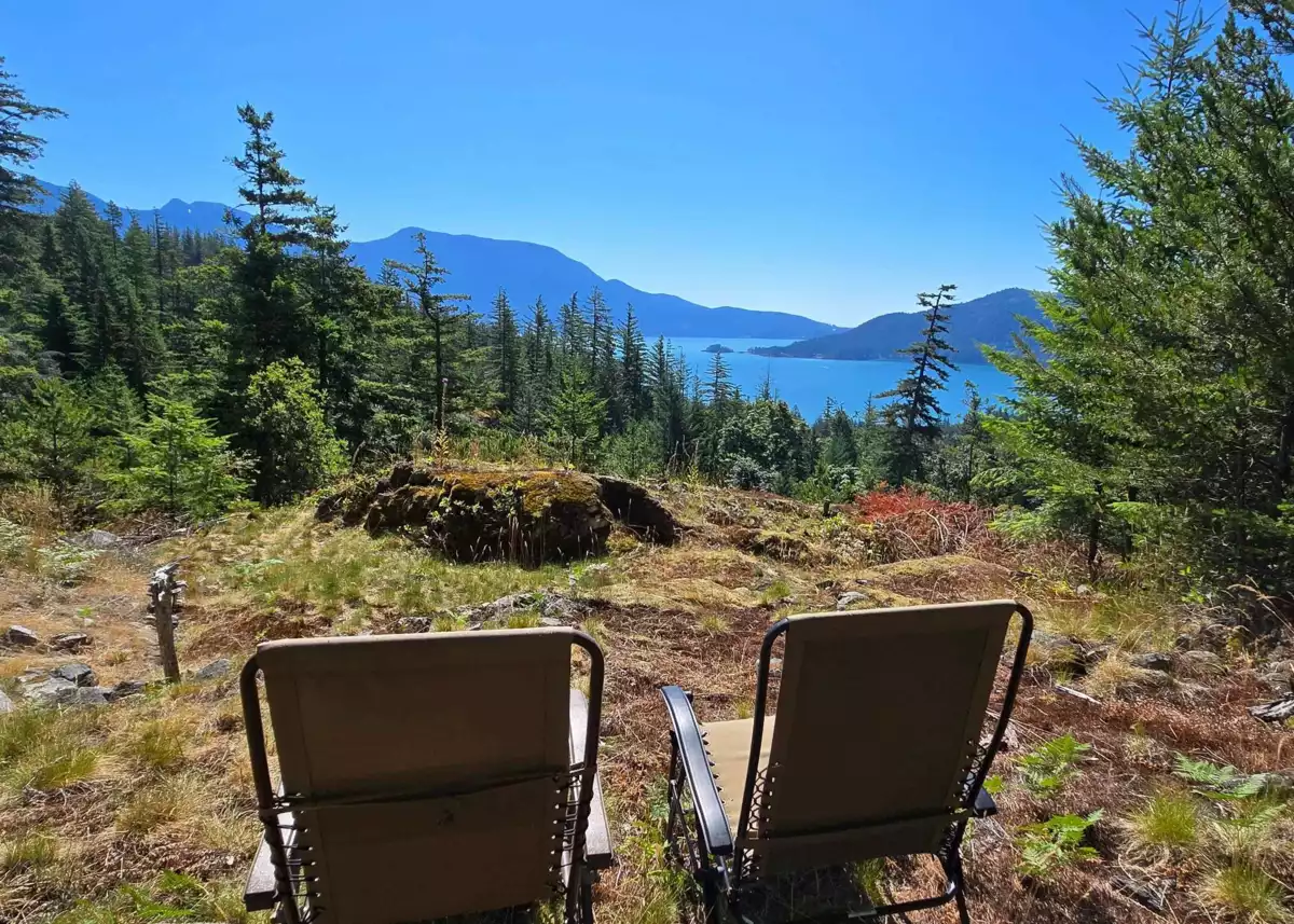 Exterior Rear Photo of Lot 33 Fircom Plateau, Gambier Island, BC