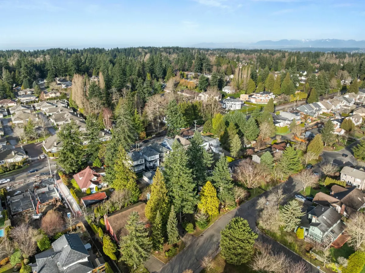 Aerial View of 1761 140a Street, Surrey, BC