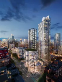 2409 1277 Hornby Street, Vancouver, BC, Downtown VW — 1 bed apartment/condo for sale