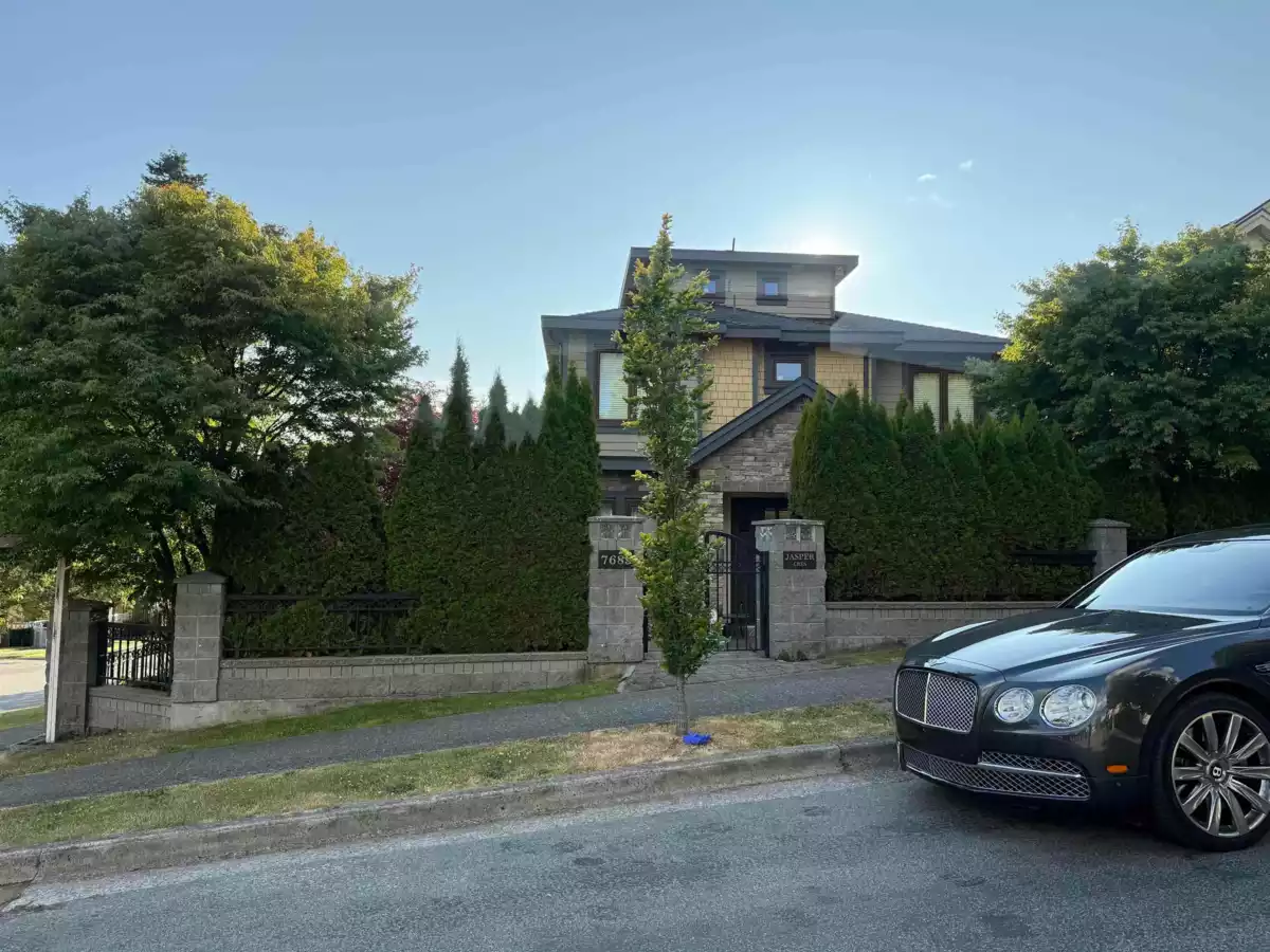 Exterior Rear Photo of 7689 Jasper Crescent, Vancouver, BC