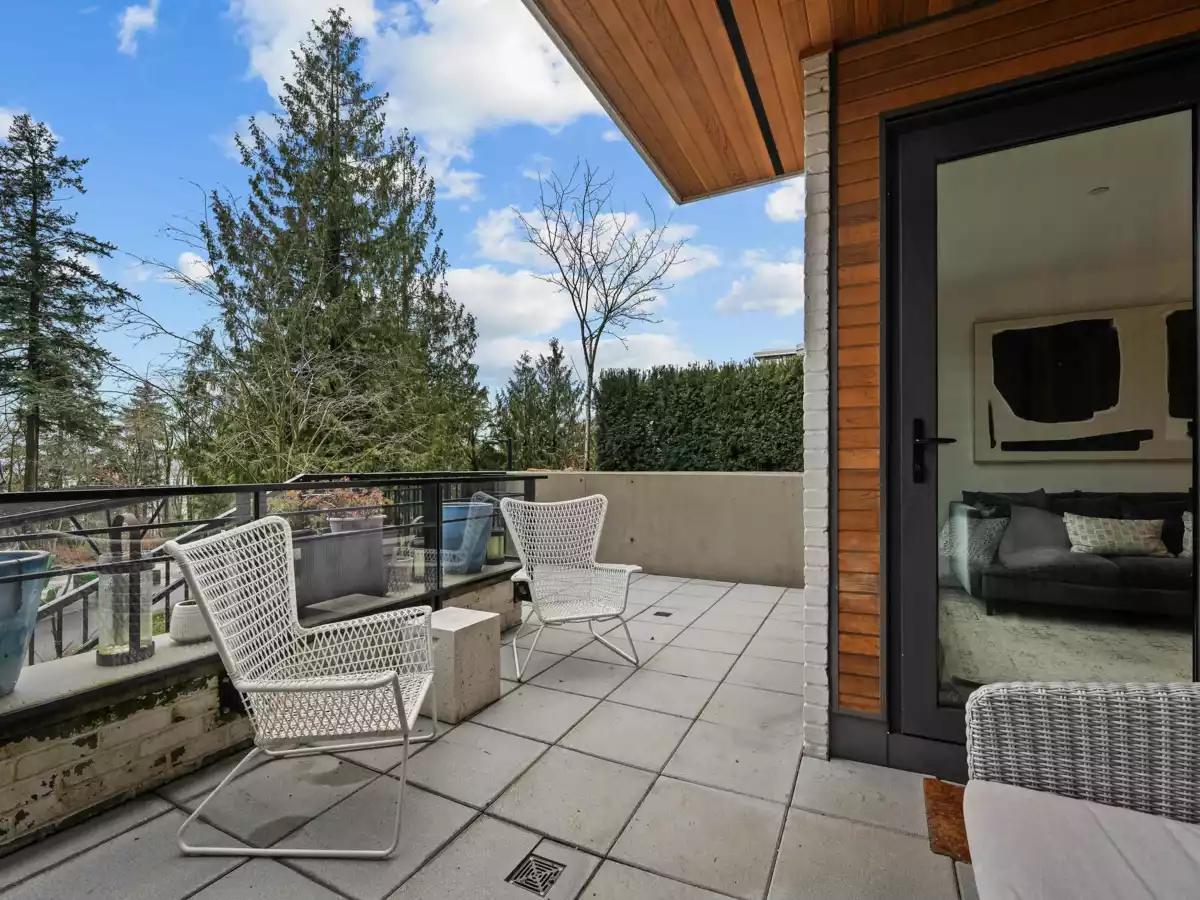 Backyard Photo of 107 733 E 3rd Street, North Vancouver, BC