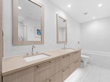 Powder Room Photo of 107 733 E 3rd Street, North Vancouver, BC