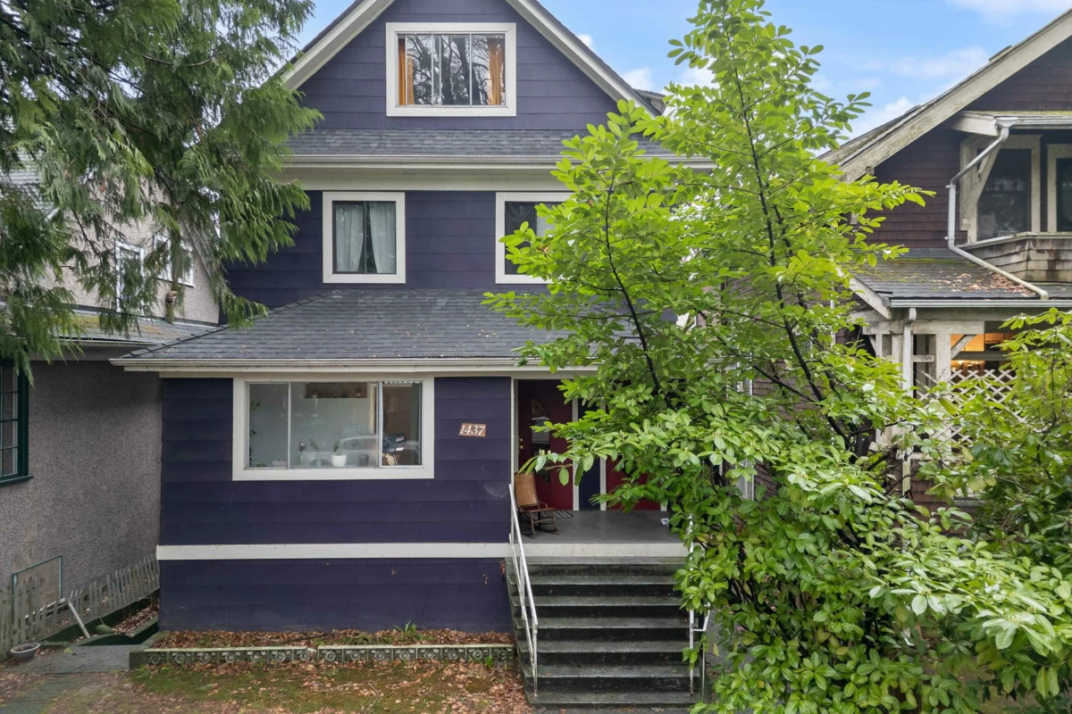 Exterior Front Photo of 1437 E 10th Avenue, Vancouver, BC