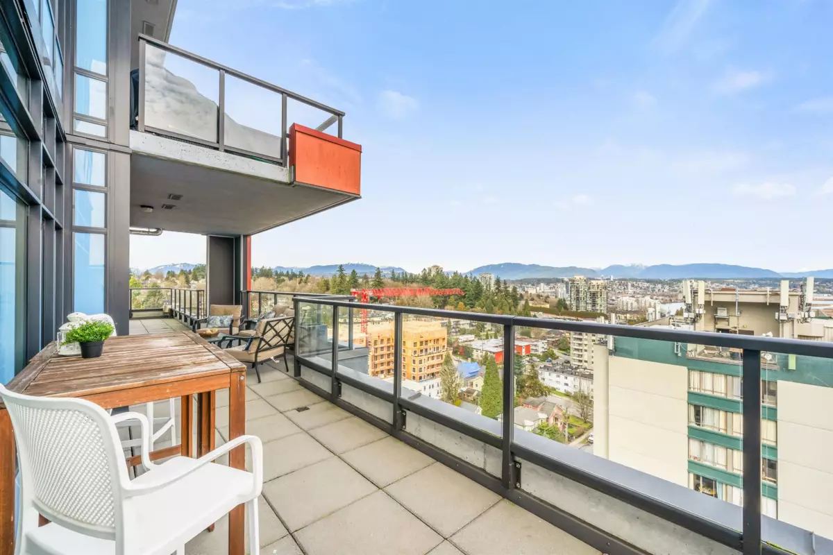 Outdoor Deck Photo of 1801 188 Agnes Street, New Westminster, BC