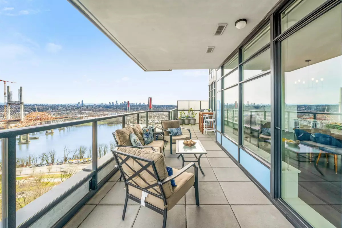 Outdoor Patio Photo of 1801 188 Agnes Street, New Westminster, BC