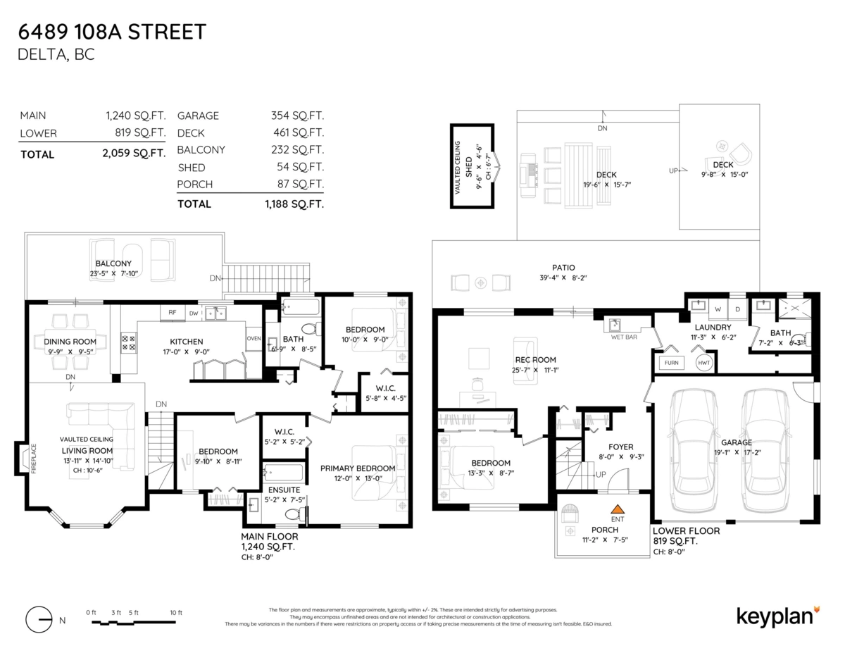 Exterior Rear Photo of 6489 108a Street, Delta, BC