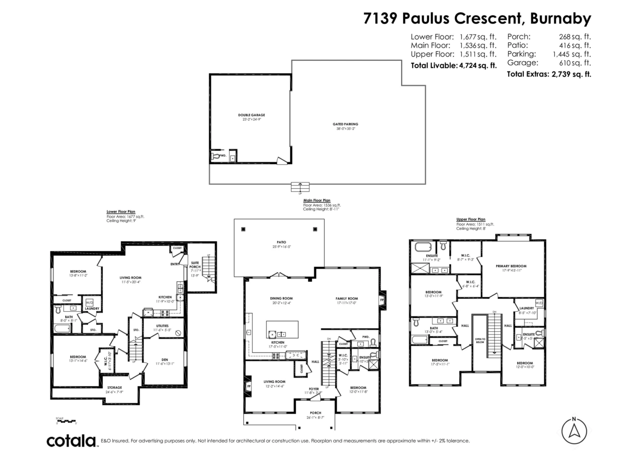 Exterior Rear Photo of 7139 Paulus Crescent, Burnaby, BC