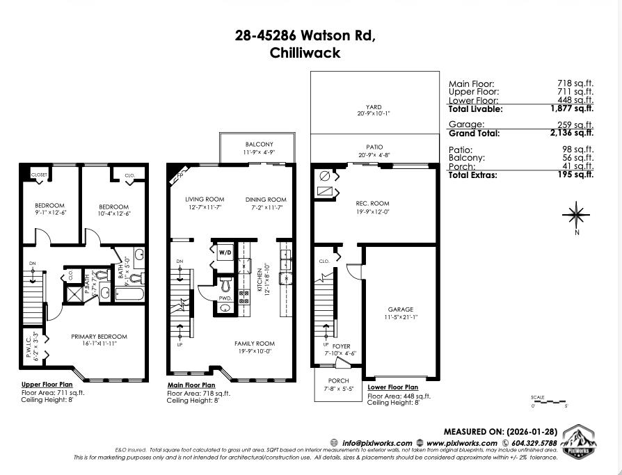 Exterior Rear Photo of 28 45286 Watson Road, Chilliwack, BC