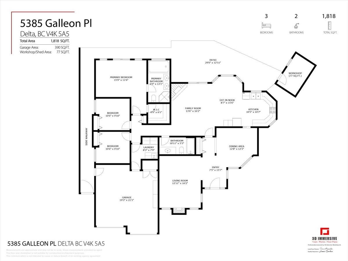 Playground / Recreational Area Near 5385 Galleon Place, Delta, BC