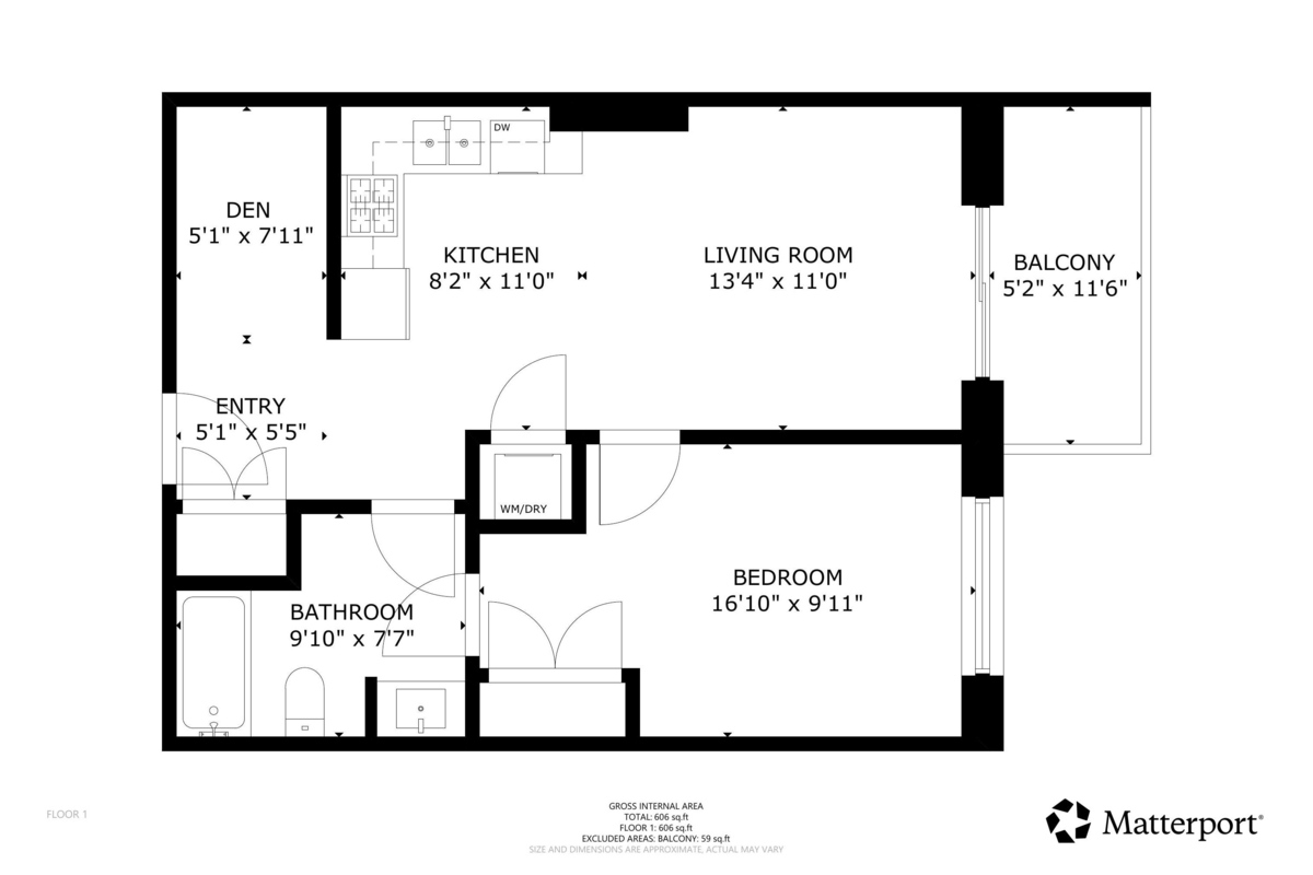 Entry Foyer Photo of 1103 3007 Glen Drive, Coquitlam, BC