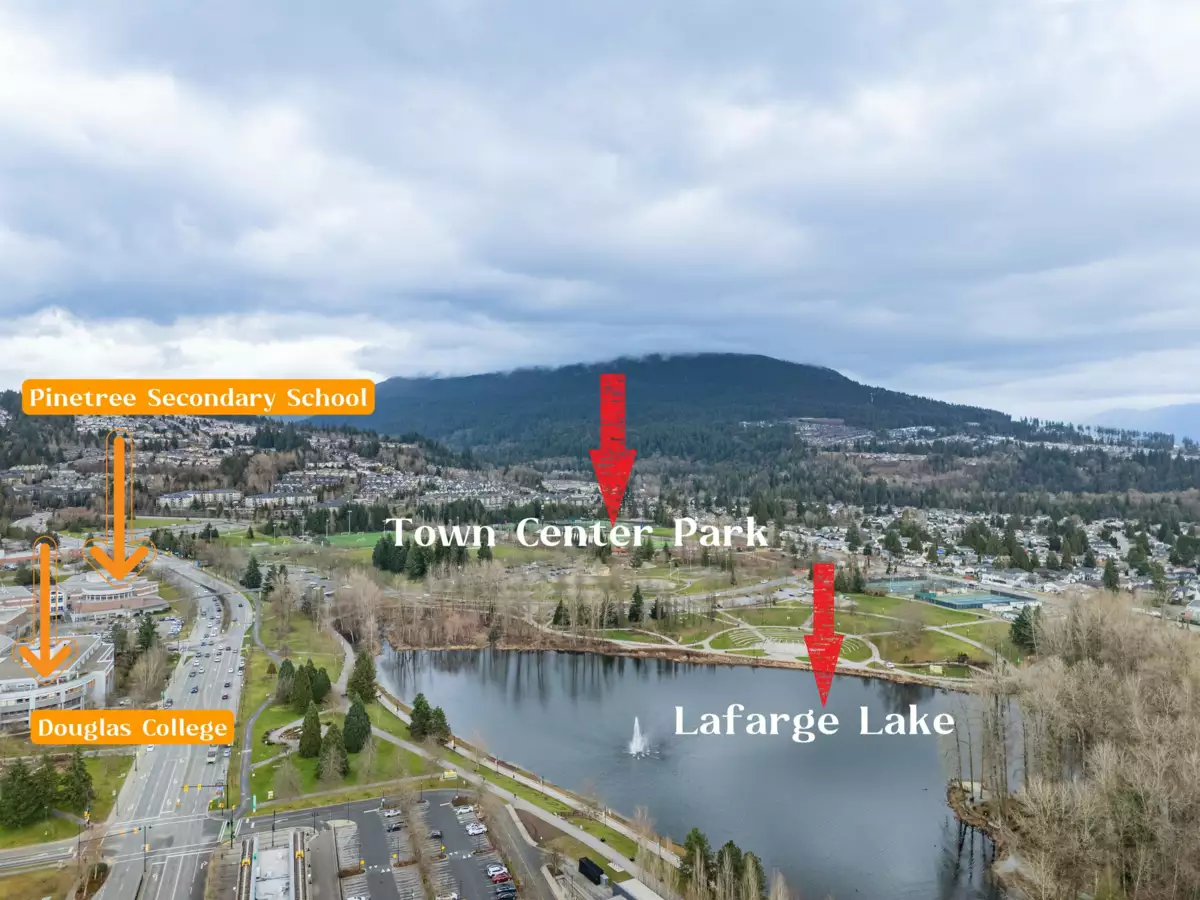 Exterior Rear Photo of 1103 3007 Glen Drive, Coquitlam, BC