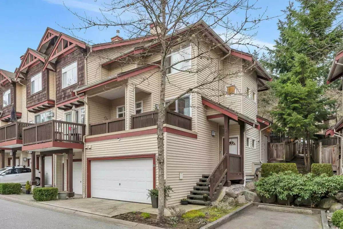 Exterior Rear Photo of 24 15 Forest Park Way, Port Moody, BC