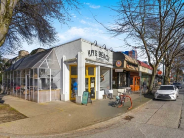 Aerial View of 2568 W 2nd Avenue, Vancouver, BC