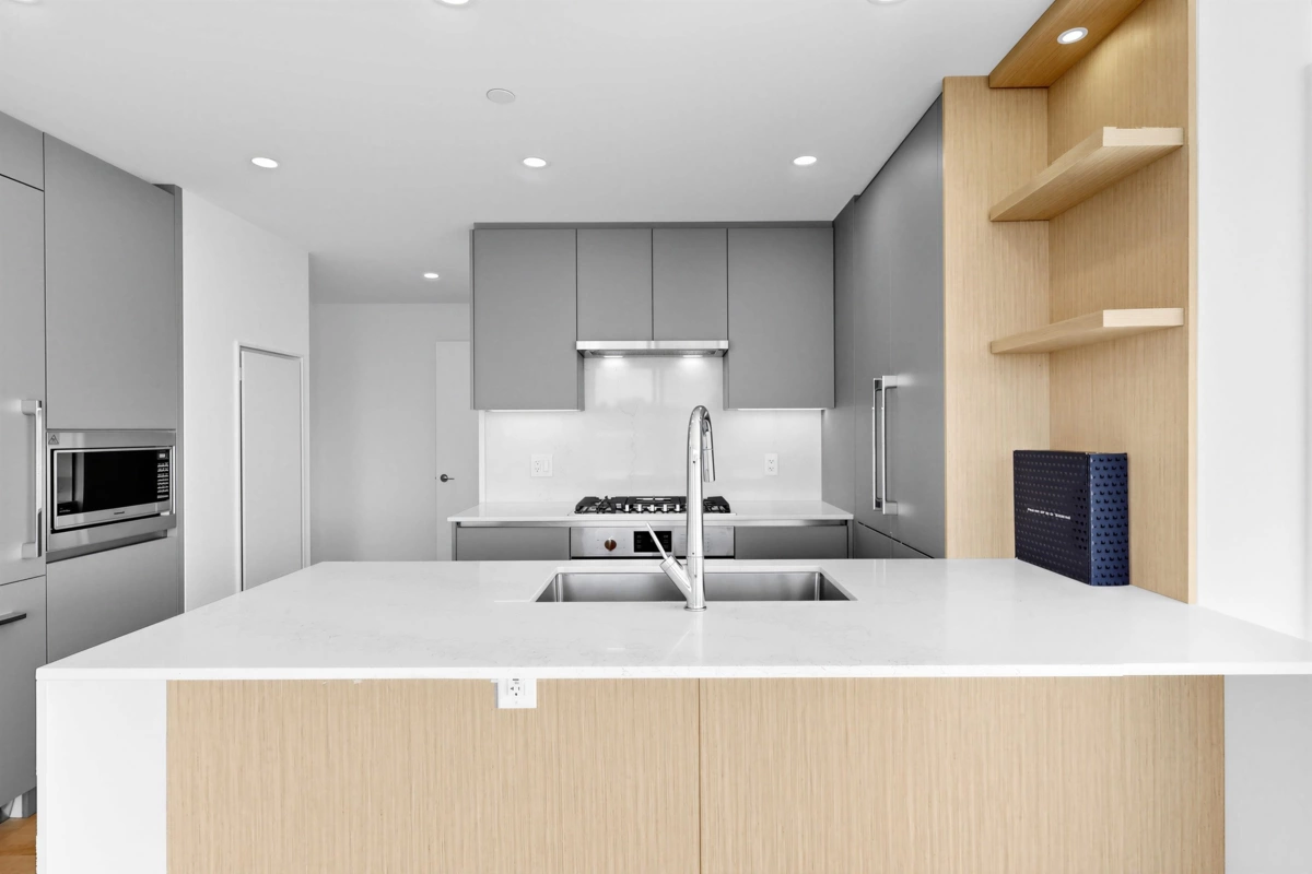 Living Room Photo of 407 7977 Lansdowne Road, Richmond, BC