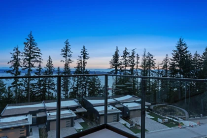 Aerial View of 602 3963 Uplands Way, West Vancouver, BC