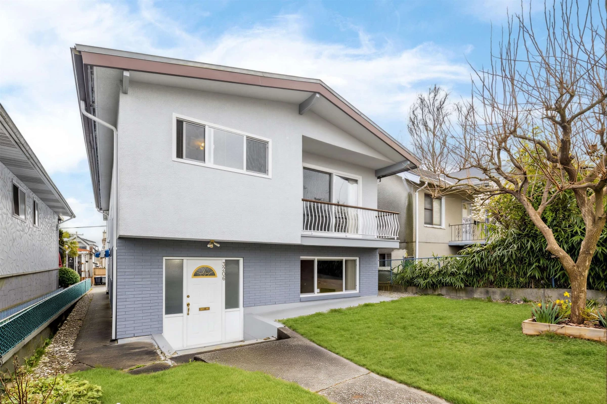 Exterior Rear Photo of 3206 Adanac Street, Vancouver, BC