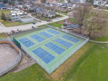 Aerial View of 521 Garfield Street, New Westminster, BC