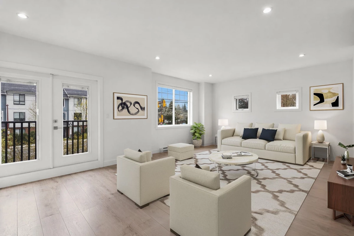 Living Room Photo of 9 7167 116 Street, Delta, BC