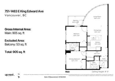 Street View Photo of 751 1483 E King Edward Avenue, Vancouver, BC