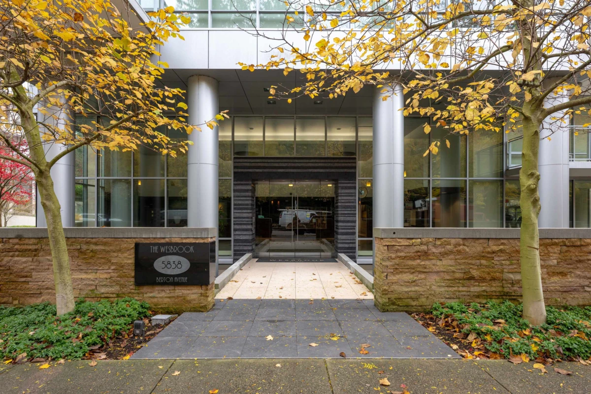 Exterior Rear Photo of 403 5838 Berton Avenue, Vancouver, BC