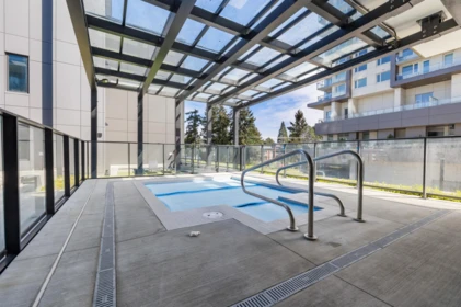 Aerial View of 307 1588 Johnston Road, White Rock, BC
