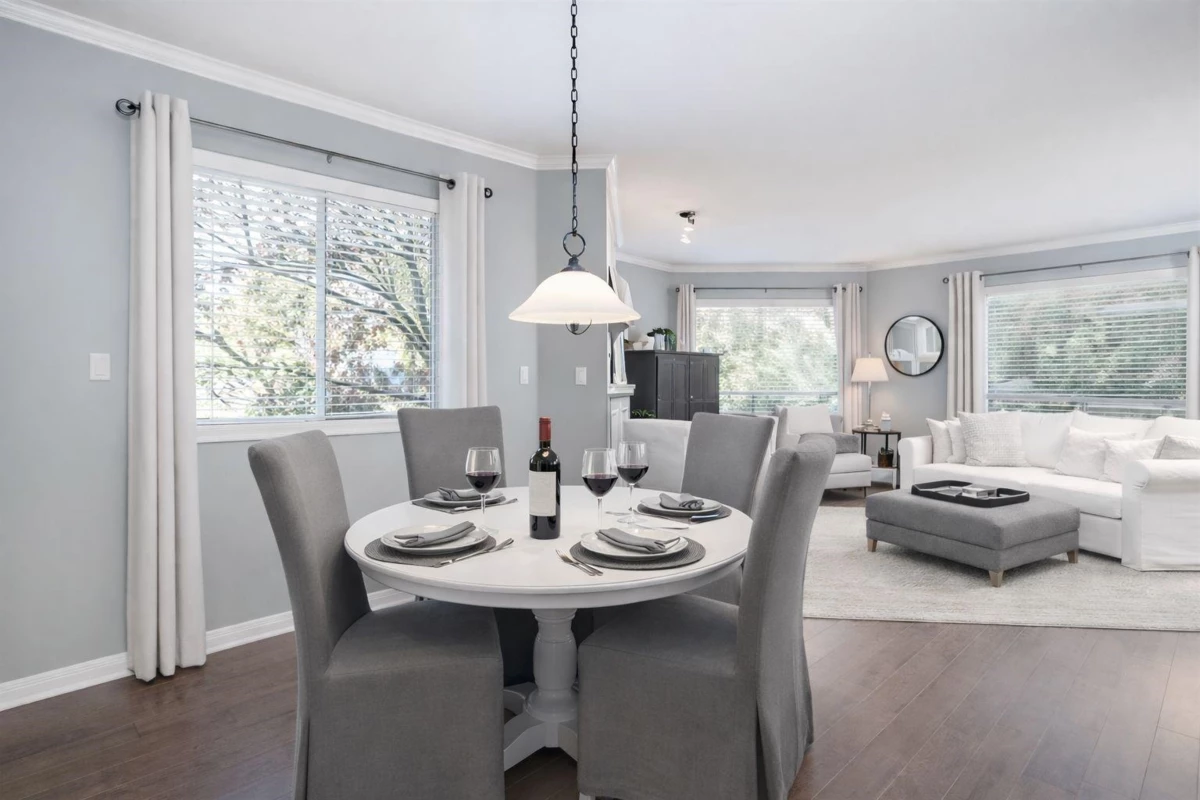 Dining Area Photo of 205 7840 Moffatt Road, Richmond, BC
