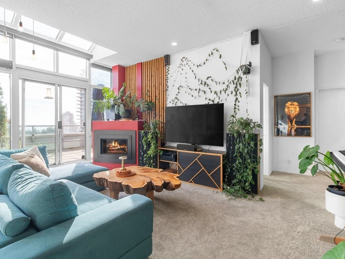 Living Room Photo of 2401 6055 Nelson Avenue, Burnaby, BC
