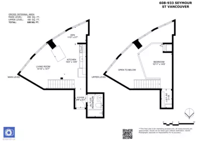 Garden / Landscaping Photo of 608 933 Seymour Street, Vancouver, BC