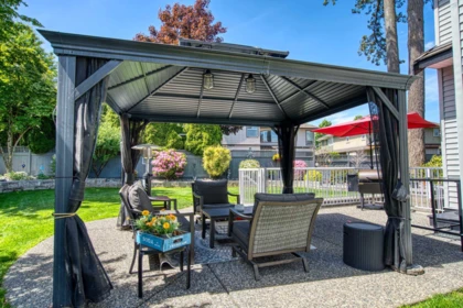 Aerial View of 7313 146a Street, Surrey, BC