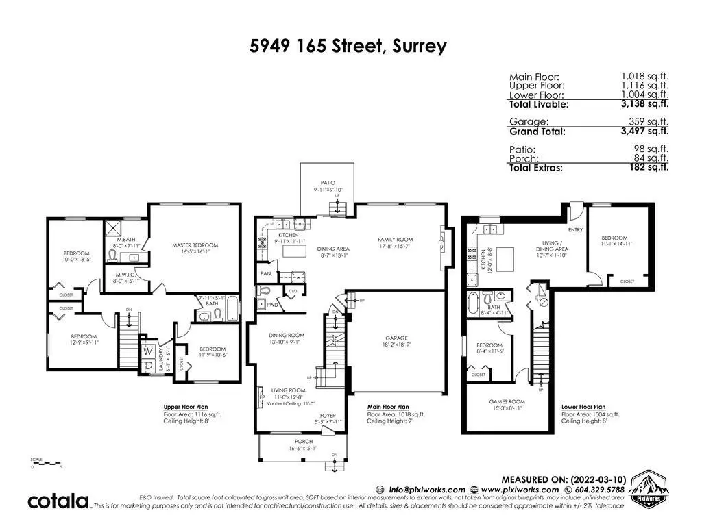 Living Room Photo of 5949 E 165 Street, Surrey, BC