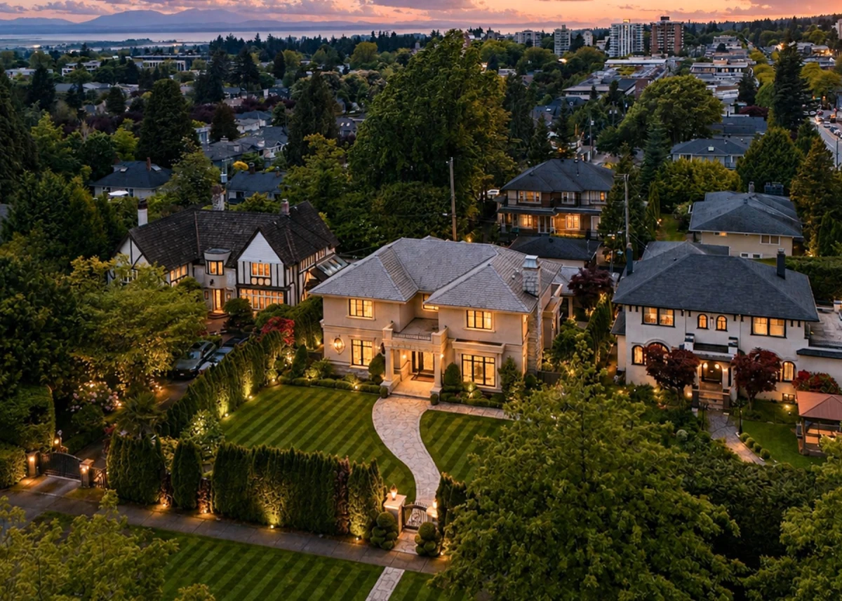 Exterior Rear Photo of 5755 Angus Drive, Vancouver, BC