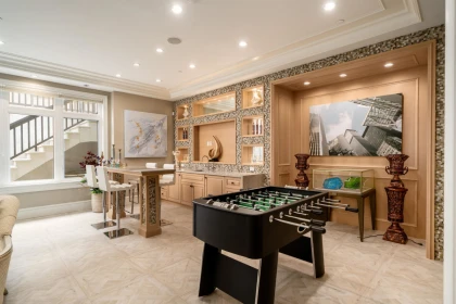 Aerial View of 5755 Angus Drive, Vancouver, BC