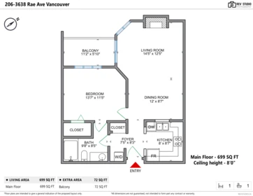 Outdoor Deck Photo of 206 3638 Rae Avenue, Vancouver, BC
