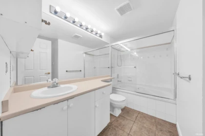 Powder Room Photo of 206 3638 Rae Avenue, Vancouver, BC