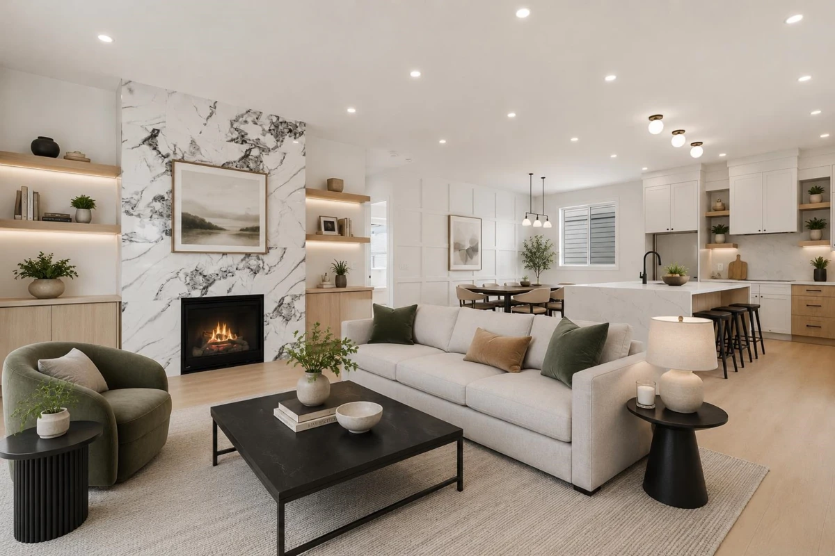 Living Room Photo of 8 45141 Watson Road, Chilliwack, BC