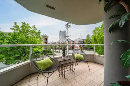 Outdoor Patio Photo of 203 408 Lonsdale Avenue, North Vancouver, BC